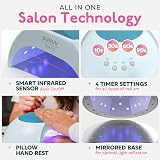 SUNUV UV LED Nail Lamp Professional Gel Dryer 33 beads Auto Sensor 90s Mode view 3