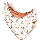 GRSSDER Baby Blankets Super Soft Jersey Knit Swaddle Blanket for Baby Girls and Boys, Double Layer Receiving Blankets 34 x 44 Inches, Extra Large for Baby Swaddling, Elk