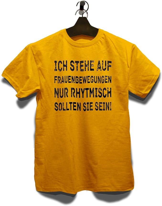 Shirtminister Ich Stehe Auf Frauenbewegungen Nur Rhytmisch Camiseta Tamanos Amazon Es Ropa Y Accesorios
