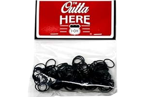 I'M OUTTA HERE I-OH I'M OUTTA HERE 100 Pack Black Paintball O-Rings, 70 Duro, Universal, ID 9/16", Material: Rubber, Item Type: Accessory, Product: O-Ring, Quantity: 100