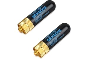 Antenna SRH805S for Baofeng UV-5R Mini Short Walkie Talkie, SMA-Female Dual Band Antenna Replacement Compatible with Baofeng 