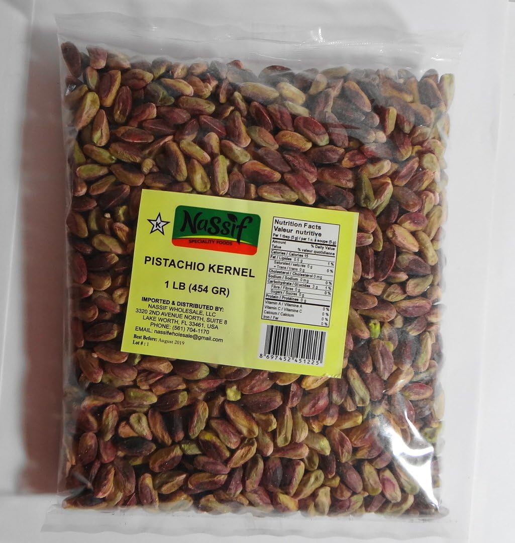 Nassif Pistachio Kernel 1 LB [454 g]