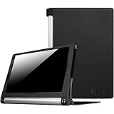 Fintie Lenovo Yoga Tablet 2 10 Folio Case Cover with Auto Sleep / Wake Feature (Fit Lenovo Yoga Tablet 2 10-Inch Android and Windows Version), Black