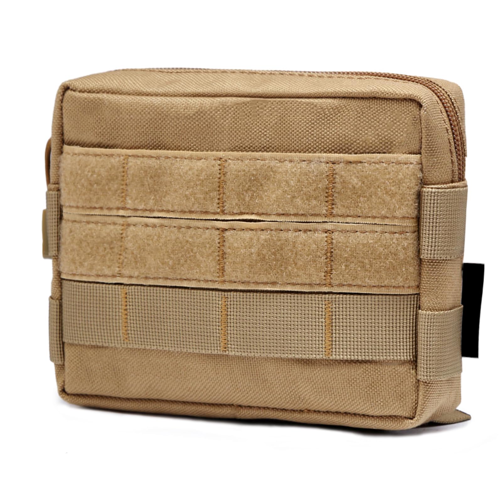 TRIWONDER Tactical Molle Belt Pouch Military Utility Admin Pouch EDC Gadgets Tool Bag Molle Accessories for Hiking Hunting (Khaki - 1 Pcs)