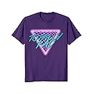 Mens Totally Rad Eighties T-Shirt Medium Purple