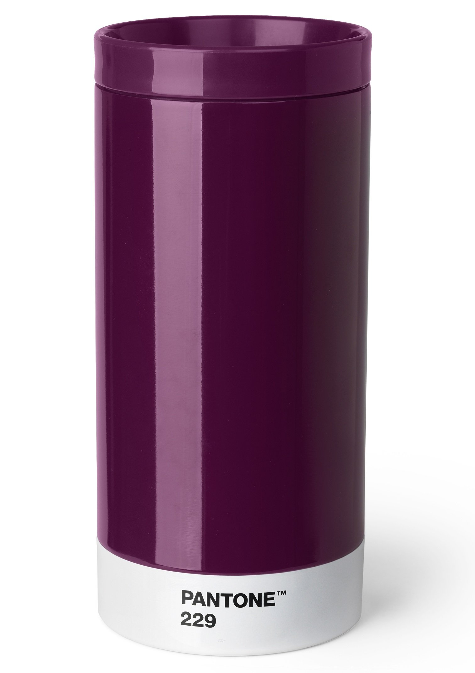 Copenhagen Design PANTONE To Go Cup, stainless steel travel mug/thermo cup, 430 ml, aubergine, 229 C
