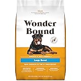 Amazon Brand - Wonder Bound Large Breed, Adult Dry Dog Food, Chicken & Rice, 30 Pound Bag