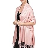 Achillea Soft Silky Pashmina Scarf for Women – Shawl Wrap for Evening Dresses, Bridesmaids, Weddings & Everyday Wear