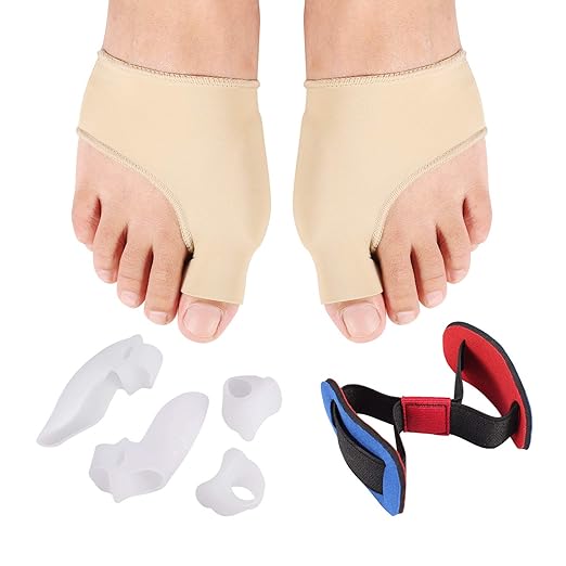 Tailors Bunion Corrector Protector Sleeves Kit Treat Pain
