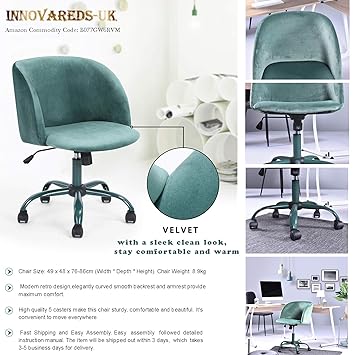 Burostuhl Grau Samt - Buro Ideen