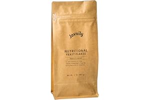 Jovvily Nutritional Yeast Flakes, Popcorn, Soups, Fortified (32 Ounce)