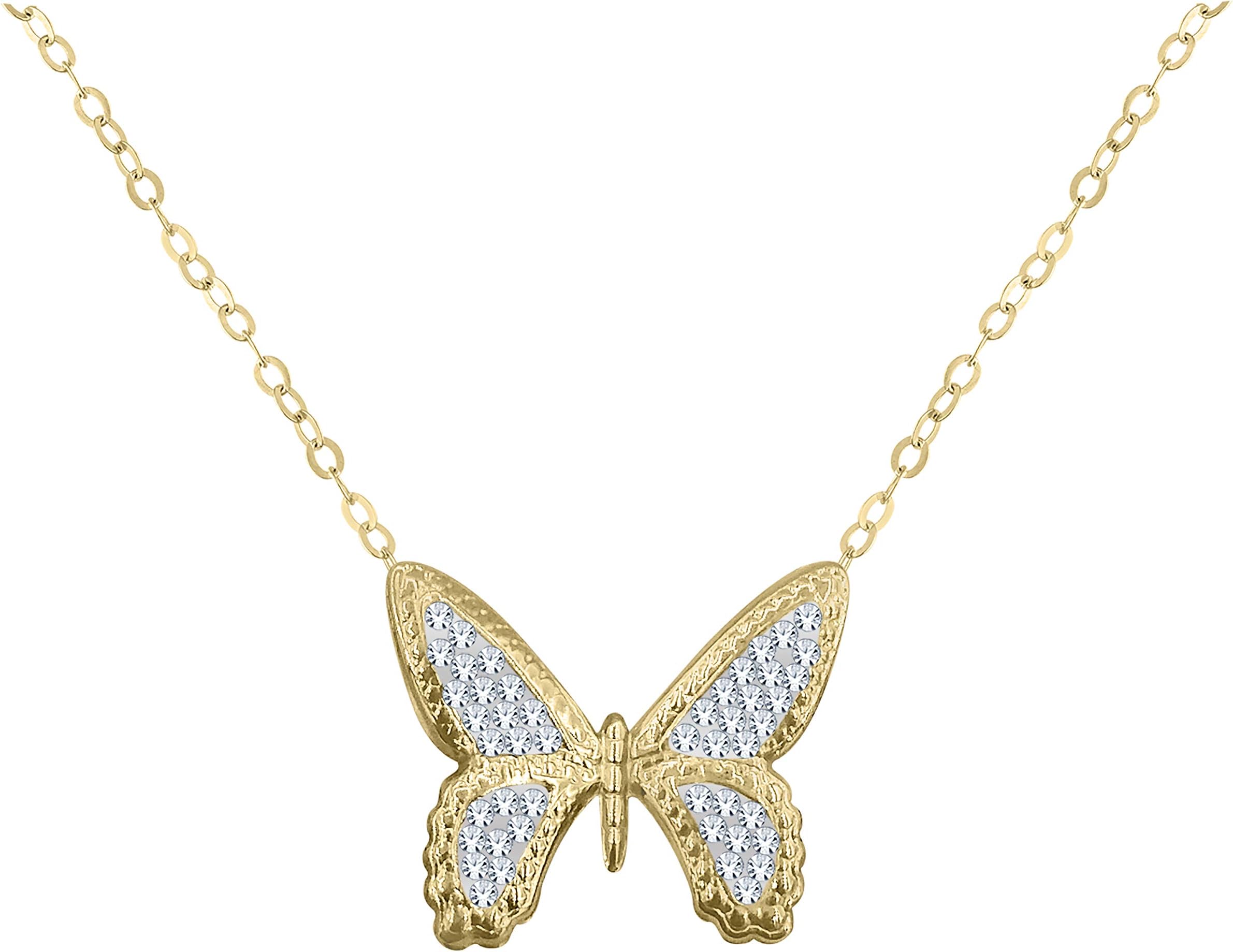 Amata Fine Jewelry Gold Plated Sterling Silver Pendant Necklaces for Women - Great Gift for Her, Women, Wife, Girlfriend, Sister, Teenager, Girls and More!