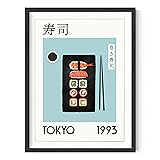 HAUS AND HUES Modern Kitchen Food Print - Japanese
