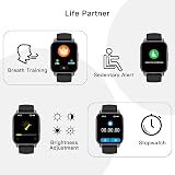 Popglory Smart Watch 1.85” AI Voice Calls 2 Straps 100+ Sports IP67 view 4