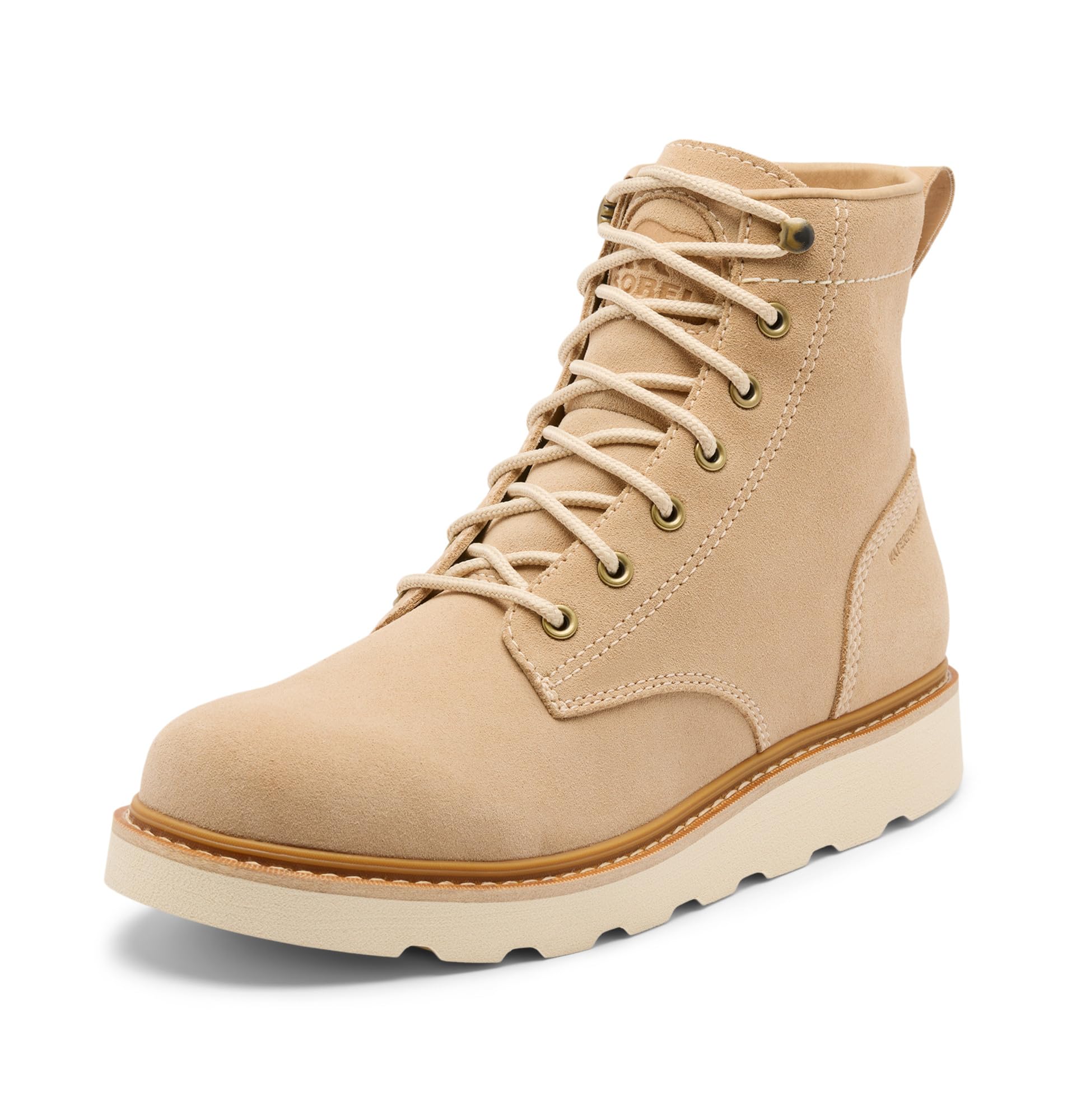 Sorel Men’s Slabtown 62′ Six Waterproof Boot, Canoe/Bleached Ceramic, 8