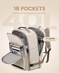 LOVEVOOK Travel Backpack as Personal Item Flight