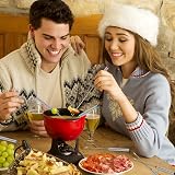 Prasacco 12 Pcs Fondue Forks 9.5 Inch Stainless Steel Heat Resistant Handle view 6