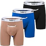 JINSHI Men's Underwear Boxer Briefs Bamboo Relaxed