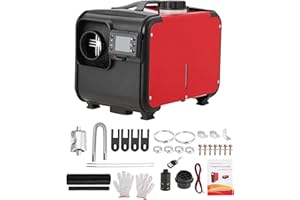 ROYGROW Diesel Heater, 8Kw All in One Diesel Heater with Remote Control, LCD Screen,5L Tank, Portable Diesel Heater for Truck and RV,Trailer,Camper and Indoors,Short