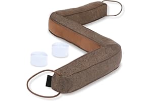 KAKICLAY 36 Inch Draft Stopper for Bottom of Doors and Windows, Heavy Duty Sound Proof Door Draft Guard Gap Snake, Weighted Under Door Noise/Cold Air/Wind Blocker, 2.2Lbs