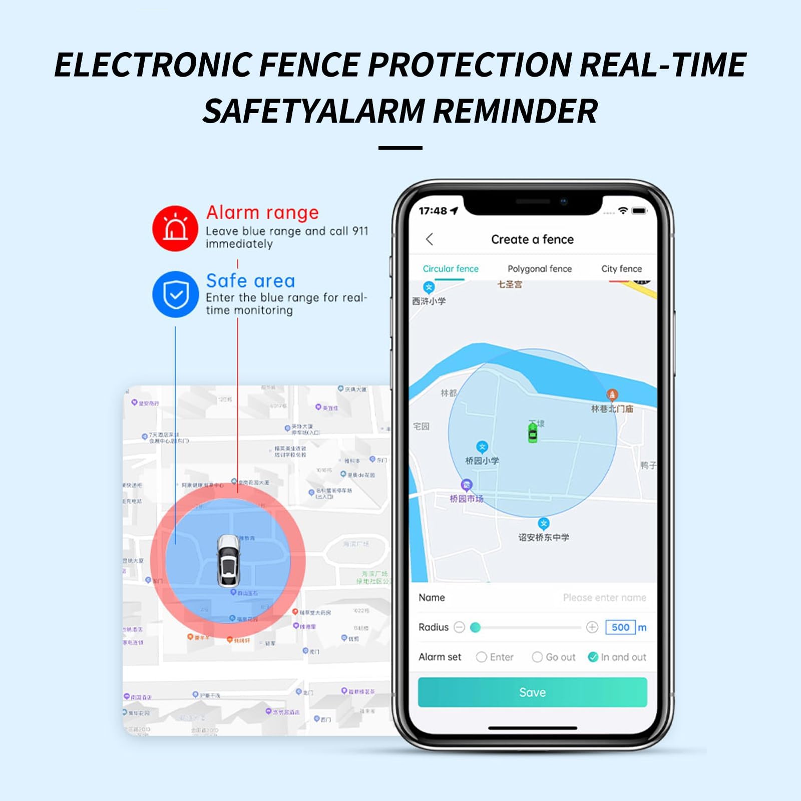 Mini GPS Tracker for Vehicles No Subscription - Car GPS Tracker Portable Real Time Magnetic GPS Tracking Device for Cars Full Global Coverage Location Tracker for Kids,Trucks/Person,No Monthly Fee