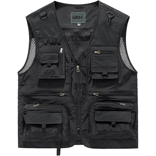 Amazon.com: Renost Men Multiple Pockets Oversize Sleeveless