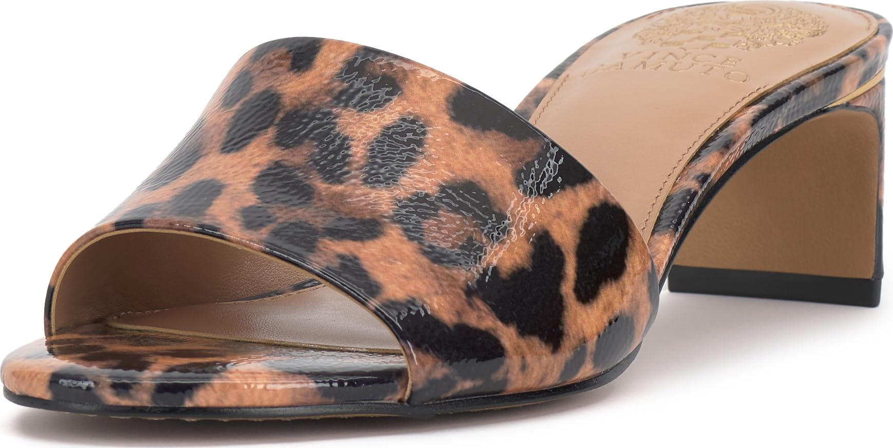 Vince Camuto Women's Linanna Heeled Sandal, Leopard