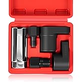 DAYUAN 5 pcs O2 Oxygen Sensor Socket Set Oxygen Sensor Remover Tool and Thread Chaser Set