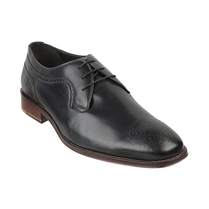 Buy J & M Big Size Extra Wide Genuine Leather Formal LaceUp Shoes for