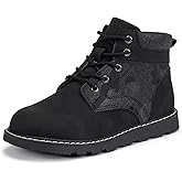 Frank Mully Kids Ankle Boots Boys Girls Outdoor Booties Kids Comfort Work Boot Lace Up Hiking Shoes (Toddler/Little Kid/Big Kid)