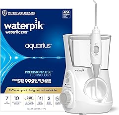 Waterpik Aquarius Water Flosser Professional For Teeth, Gums, Braces, Dental Care, Electric Power With 10 Settings, 7 Tips Fo