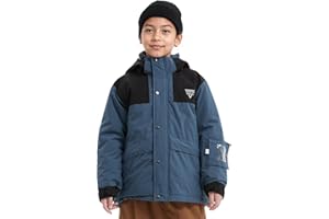 North Peak Kids Ski Jacket Waterproof Insulated Winter Snow Coat for Skiing Snowboarding Outdoor Girls Boys Jacket