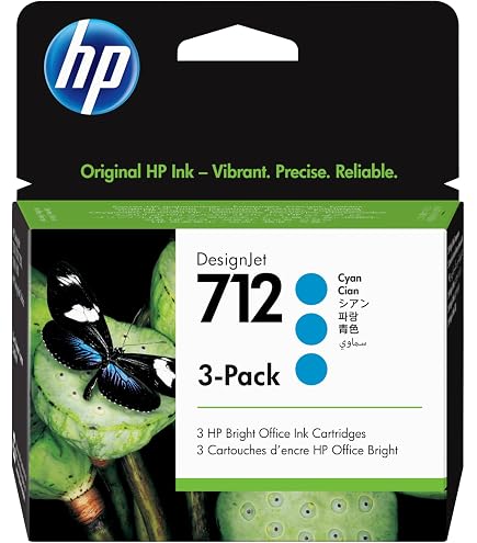 Amazon.com: HP 712 Black 80-ml Genuine Ink Cartridge (3ED71A) for