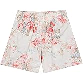 BOOMLEMON Mens Mesh Graphic Print Shorts Summer Basketball Running Shorts Retro Casual Cool Streetwear Short Pants