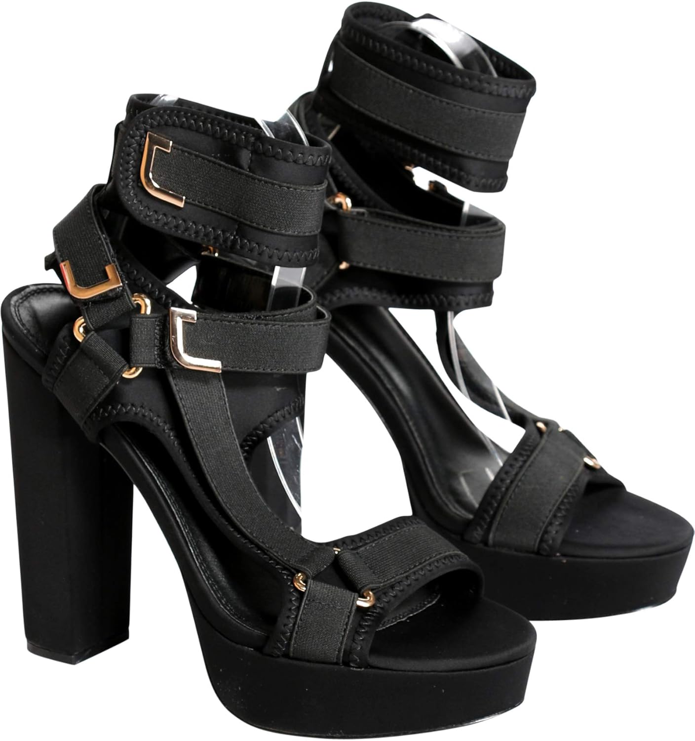 glamorous platform chunky heel