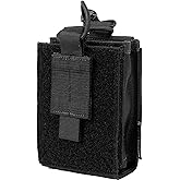 ONETIGRIS Radio Holster for BaoFeng UV-5R BF-F8HP Nylon MOLLE Pouch for Walkie Talkie