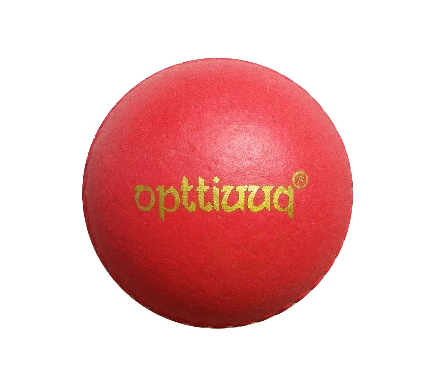 Opttiuuq Qvu Solid Rubber soft cricket ball ideal childs play ball or