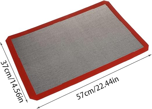 Tapetes de silicona para hornear, alfombrilla de horneado perforada de
