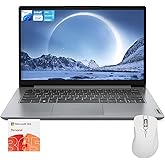 Lenovo IdeaPad 1 Everyday Laptop, 14" HD Display, 8GB RAM, 384GB Storage(128GB eMMC + 256GB PCIe), 1 Yr Office 365 Included, Intel Core Processor, Win 11 Home, Bundle with Thunderobot Wireless Mouse