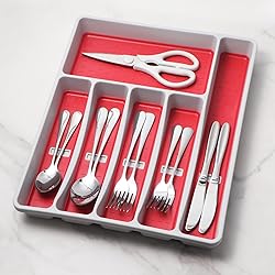 CherHome Silverware Organizer with Cutlery