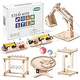 STEM Science Kits for Kids Age 8-10 8-12, Wood Building Crafts Kits for Boy | STEM Toys for Ages 8-13 9 10 11 12-14 Year Old Gifts Ideas, Science Engineering Experiment Kit 5-7, 3D Puzzles Projects 10-12