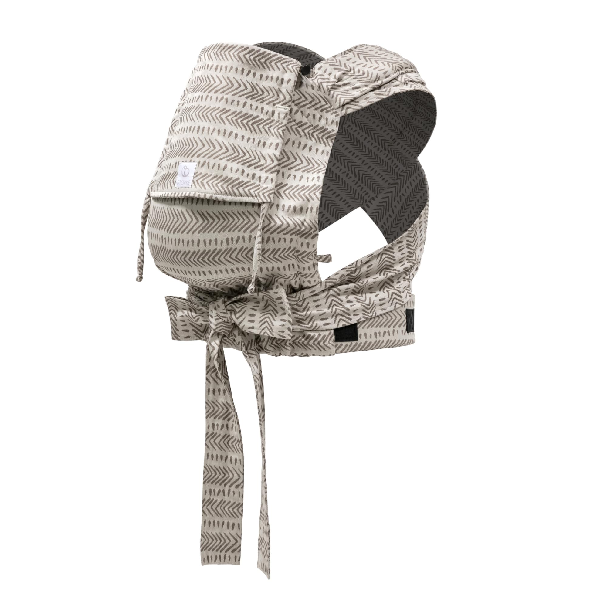 Stokke Limas Carrier, Boho Beige - 2023 Version (OCS) - Newborn Half-Buckle Baby Carrier - Three Carrying Options - Safe from Birth & Up to 15 kg (33 lbs)