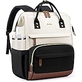 Focdod Backpack for Women Work Bags: 15.6 inch Laptop Backpack Purse Backpacks with USB Charger College Bookbag Casual Business Computer Backpack for Travel Nurse Teacher