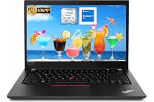 Lenovo ThinkPad T490 Laptop Computer, 14" FHD Notebook PC, Intel Core i7-8665U up to 4.8GHz, 16 GB RAM, 256 GB SSD, Thunderbo