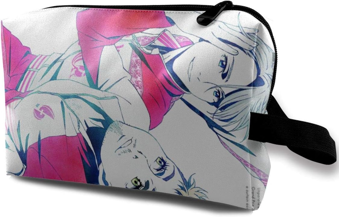 NarcNton Yuri On ICE Cosmetic Case Travel Cosmetic Bag Portable Travel Bag Art Storage Bag