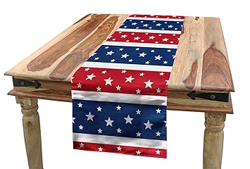 Amazon Com Lunarable Abstract Table Runner National Flag Style