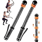 Adjustable Ropeless Battle Ropes for Home Gym-Cordless Training Rope Fitness Equipment for Men & Women,Portable Arm Exerciser Rope for Strength Building, HIIT and Low-Impact Aerobic Training (Black)