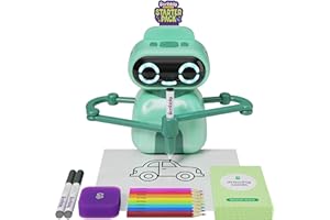 Dan&Darci Scribbly The Drawing Robot for Kids - 3 4 5 6 7 8 Year Old Girl 5 Year Old Boy Birthday Gift - Kids Toys for Ages 5