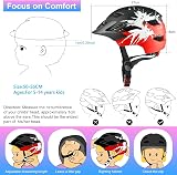 RaMokey Kids Bike Helmet Age 3-15 Cycling Mountain Bicycle w/ Taillight view 7
