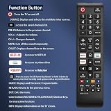 Drive Pro Smart Remote for Samsung Smart TV with Netflix Prime Rakuten Buttons view 6